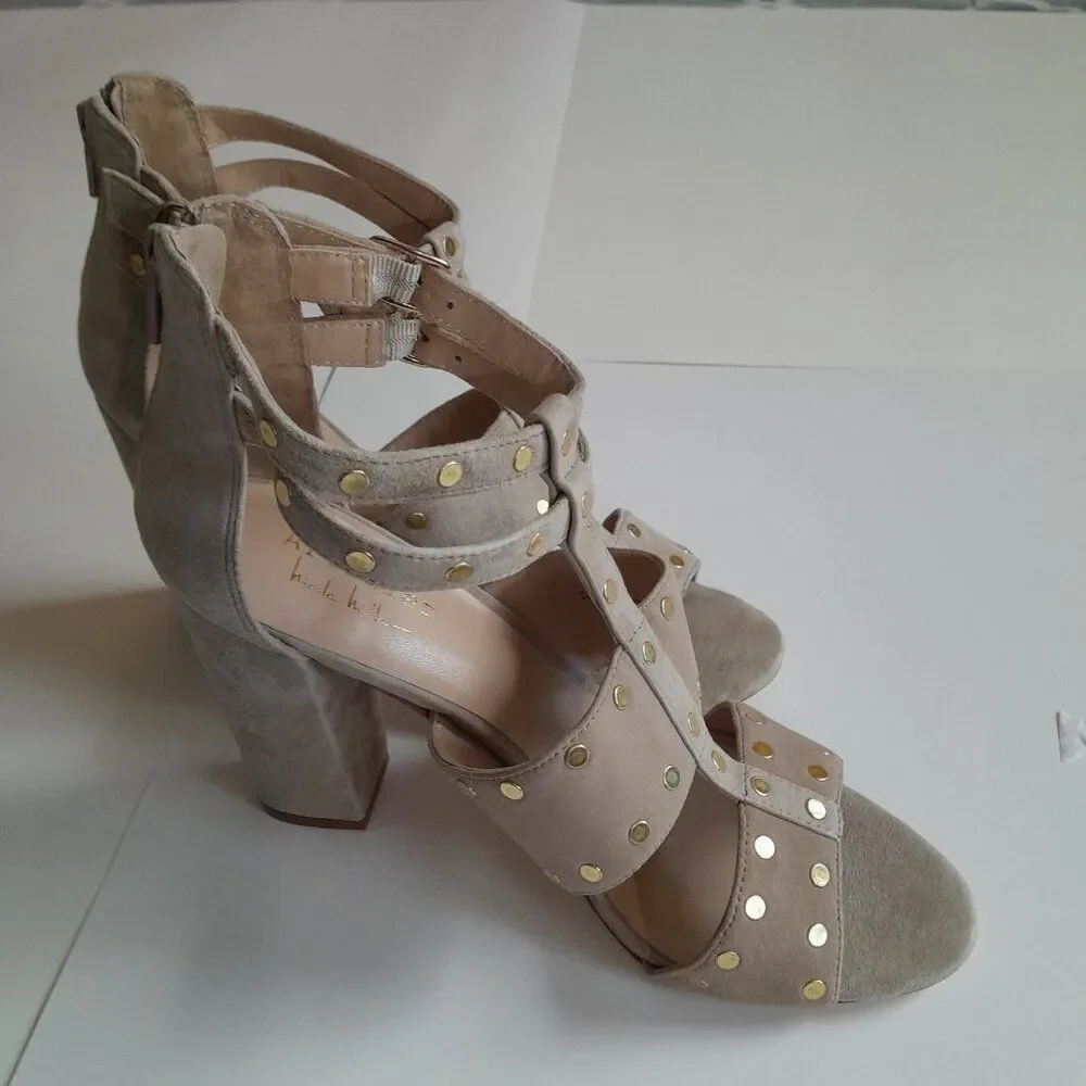 Nicole Miller Artelier Jagger Heel Sandal Size 8.5 M